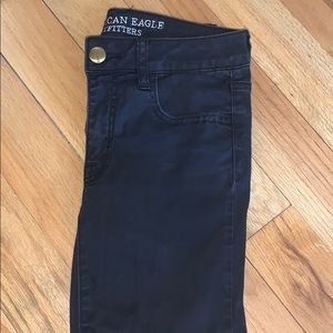 black american eagle jeggings